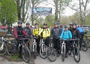 Haardbiker voller Vorfreude auf die große Runde